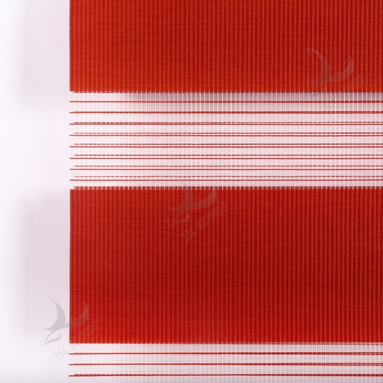 Rote Farbe Doppelrollo klemmfix Easy Fix Zebra Rollo
